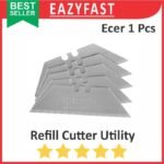 Refill Isi Mata Cutter Utility Trapesium Segitiga Pendek Heavy Duty 19