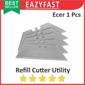 Refill Isi Mata Cutter Utility Trapesium Segitiga Pendek Heavy Duty 19