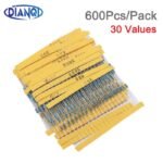 Resistor Pack Set 600Pcs 600 Pcs 30 Value Nilai Metal Film 1/4 Watt - Image 2