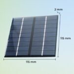 Mini Solar Cell Panel Surya PV 9V 9 V Volt DC 2W Pembangkit Listrik Tenaga Sinar Cahaya Matahari - Image 3