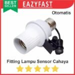Fitting Saklar Lampu Luar Otomatis Siang Malam Sensor Cahaya LDR