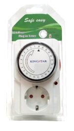 Timer Stop Kontak Putus Listrik PLN Colokan Steker Analog Putar 24 Jam - Image 3
