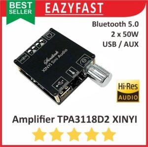 Ampli Amplifier TPA TPA3118D2 2x50W Class D Xinyi Bluetooth BT USB AUX