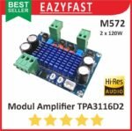 Modul Ampli TPA3116D2 2x120W Amplifier Class D TPA TPA3116 M572 120W