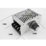 Dimmer 220V AC 4000 W Watt Casing Kecepatan SCR PWM Dimer PLN 4000W - Image 2