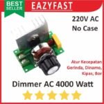 Dimmer 220V AC 4000 W Watt Potensio Kecepatan SCR PWM Dimer PLN 4000W