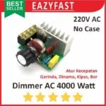 Dimmer 220V AC 4000 W Watt Potensio Kecepatan SCR PWM Dimer PLN 4000W - Image 2