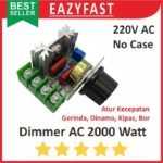 Dimmer 220V AC 2000 W Watt Potensio Kecepatan SCR PWM Dimer PLN 2000W