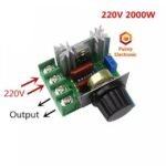 Dimmer 220V AC 2000 W Watt Potensio Kecepatan SCR PWM Dimer PLN 2000W - Image 2