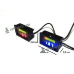 Dual Voltmeter Digital Level Kapasitas Baterai Aki Batre Motor Mobil - Image 3
