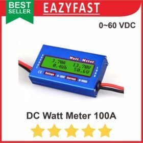 Volt Ampere Watt Meter 60V DC 100A 100 A Digital Power Tester Analyzer