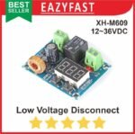 Low Voltage Disconnect Auto Cut Off XH-M609 Modul LVD Baterai Aki ATS