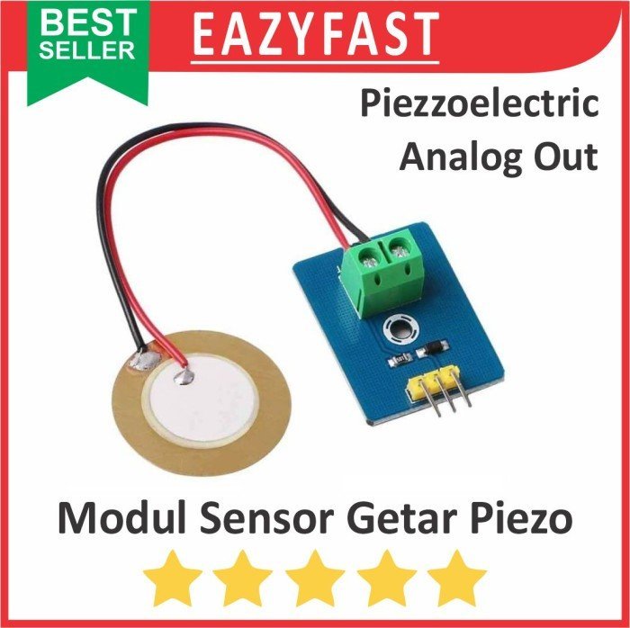ginee_20241227160524230_9850356546.jpeg Modul Sensor Getar Piezo Piezzo Piezoelectric Analog Vibration Module - Image 1