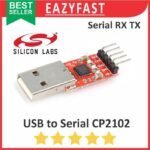 Modul USB to Serial TTL Converter CP2102 CP 2102 UART RTS RST CTS RX TX Adapter Arduino RS232 RS 232 Module