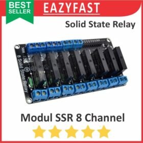 Modul Solid State Relay SSR 8Ch 8 Ch Chanel Channel 5 V Volt 5V DC Module SPDT Low Level Arduino Compatible Opto Isolation