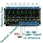 Modul Solid State Relay SSR 8Ch 8 Ch Chanel Channel 5 V Volt 5V DC Module SPDT Low Level Arduino Compatible Opto Isolation - Image 2