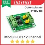 Modul Optocoupler PC817 2Ch 2 Ch Chanel Channel Opto Coupler Interupter PC 817 Isolation Module Isolator Isolated Adapter Converter Board Arduino Compatible
