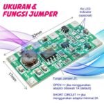 Modul Mini UPS DC 5V 5 V Volt 1A 18650 Emergency Power Supply Backup Darurat Mati Lampu Listrik Back Up - Image 3