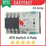 ATS Automatic Transfer Switch 3P 4P Saklar Auto Otomatis PLN Genset AC