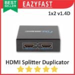 HDMI Switch Splitter Duplicator Input Output 2 Port Kabel Split Select Selector Duplikat Extend