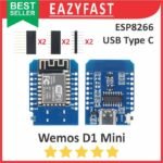WEMOS D1 Mini USB Type C CH340 Arduino NodeMCU LUA ESP ESP8266 12E Wifi IOT Internet