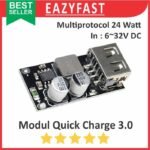 Modul USB Fast Quick Charge QC 3.0 MultiProtocol Multi Protocol 24W Charger Charging Lithium Ion TP4056 Module HW-298