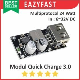 Modul USB Fast Quick Charge QC 3.0 MultiProtocol Multi Protocol 24W Charger Charging Lithium Ion TP4056 Module HW-298