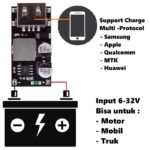 Modul USB Fast Quick Charge QC 3.0 MultiProtocol Multi Protocol 24W Charger Charging Lithium Ion TP4056 Module HW-298 - Image 3