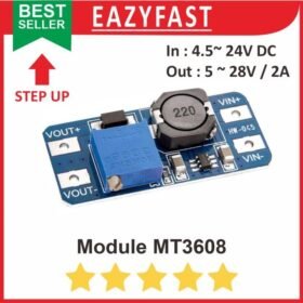 Step Up 2A MT3608 Module Modul DC Adjustable Power Boost Regulator