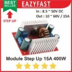 Step Up 15A 400W Module Modul DC Adjustable Power Boost Regulator
