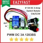 PWM DC 3A 1203BS Fwd Reverse CW CCW Motor Speed Controller Dimmer LED