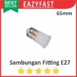 Sambungan Fitting Lampu E27 65mm Panjang Extension Sambung Downlight