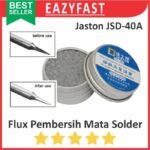 Flux Pasta Timah Pembersih Mata Solder Jaston JSD-40A Repair Tip Tips Lapis Pelapis Bersih Nempel