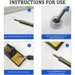 Flux Pasta Timah Pembersih Mata Solder Jaston JSD-40A Repair Tip Tips Lapis Pelapis Bersih Nempel - Image 2