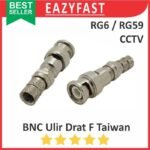 Konektor Jack BNC Drat F Kabel CCTV RG6 RG59 RG 6 59 Connector Male Coaxial Cable Signal