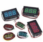 Voltmeter Digital DC 0.28" Inch 2 Kabel Wire Volt Meter Kecil Mini - Image 3