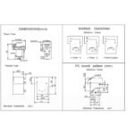 Relay T Kodok 6P 6 P Kaki Pin 5V 5 V Volt DC 5VDC Coil Drive SPDT 30A 30 A AC Riley Bendik Switch - Image 3