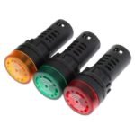 Pilot Lamp LED Flash Buzzer Beep AD16-22WM Blink 22mm 220V AC 220 Volt Ligh Signal Alarm Box Panel - Image 6