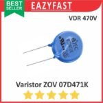 Varistor ZOV 07D471K 07D471 Voltage Dependent Resitor Anti Petir Spike Noise Tegangan Listrik PLN AC