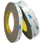 Double PE Foam Tape 3M Busa Sponge Putih Abu 1 Inch 24mm 5m Lakban Isolasi Selotip Esolasi Lem Tebal - Image 2