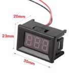 Voltmeter Digital DC 0.36" Inch 3 Kabel Wire Volt Meter Kecil Mini - Image 3