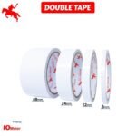 Double Tape Kertas Putih Tipis 1 Inch 24mm 8m Lakban Isolasi Selotip Esolasi Lem 2 Sisi Side - Image 3