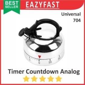 Timer Countdown Alarm Analog Dapur Masak Jam Hitung Mundur Kitchen Cook Cooking Clock Stopwatch 704