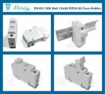 MCB Din Rail Ceramic Fuse Holder 10x38 Sekring Keramik R015 RT14 RT18 RT28 32 10 x 38 mm Kotak Rumah - Image 3