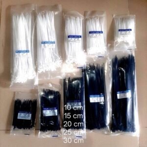 Cable Ties 3.6x300 Hitam Putih Kabel Tis 3.6 x 300 mm Klip Tali Nylon Tie Lock Pack 300mm 30cm 30 cm - Image 2