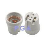 Fitting Keramik Lampu E27 Ceramic Fiting Piting Kaca Downlight Socket Soket Cop Kap Colok Colokan - Image 2
