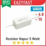 Resistor R Kotak Kapur 6.8 10 Ohm 5 W Watt 5W Keramik Ceramic 6R8 10R R10