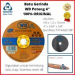 Mata Batu Gerinda Potong Besi WD 4" 4 Inch Grinda Cutting Wheel Disc Gurinda Grinding - Image 2