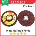 Mata Batu Gerinda Poles Selep Slep Kinik 4" 4 Inch Grinda Grit Kasar Wheel Disc Gurinda Grinding