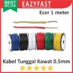 Kabel Tunggal Kawat NYA 0.5mm 0.5 mm Warna Bread Proto Project Board PCB Jumper Male BreadBoard